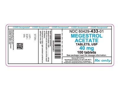60429 433 01LB   MEGESTROL ACETATE 40 MG TABS   REV SEP 2016